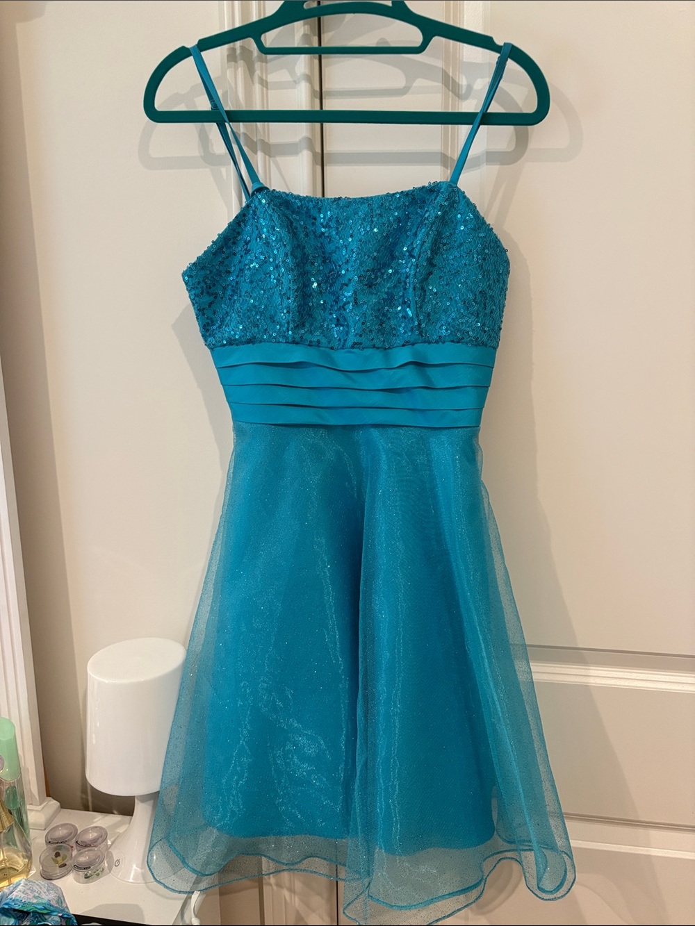 Turquoise dance dress